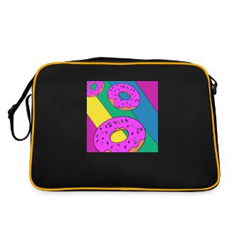 Donut - Sac Retro - noir/or - Dos
