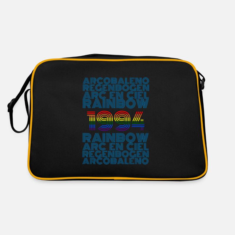 Regenbogen Rainbow arc en ciel 1994 Retro Tasche