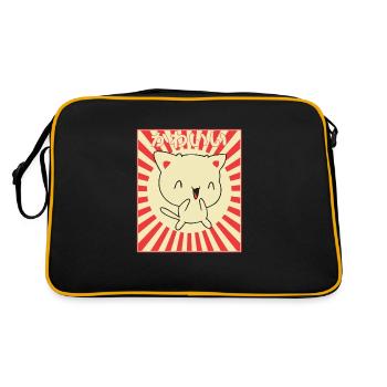 Japonais minou - Sac Retro - noir/or - Dos