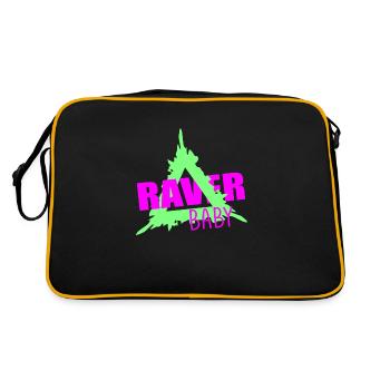 Raver bébé - Sac Retro - noir/or - Dos