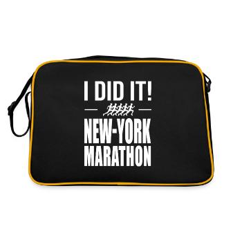 i did it run running - Retro Bag - black/gold - Back