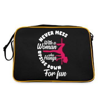 Pole Dance Fitness Coreography Dance Funny Pole - Sac Retro - noir/or - Dos