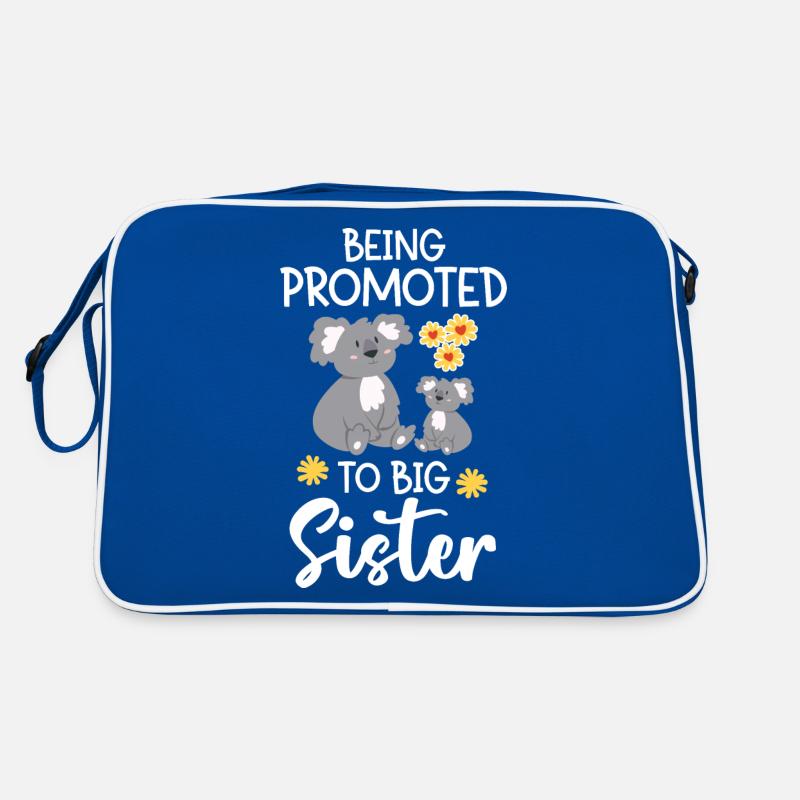 Befördert Zur Großen Schwester Retro Tasche