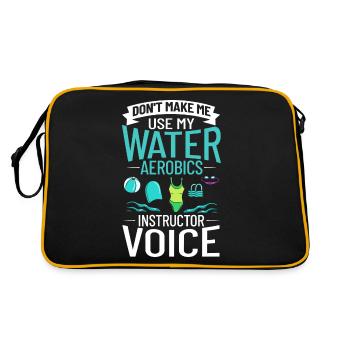 Water Aerobic Aquafitness Aqua Training Aqua - Retro Bag - black/gold - Back