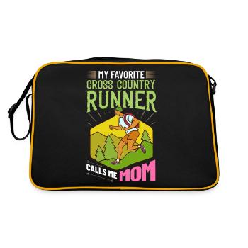 Cross Country Running Crosslauf Geländelauf Laufen - Sac Retro - noir/or - Dos