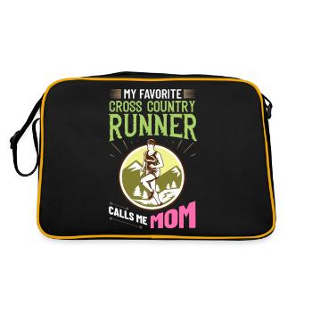 Cross Country Running Crosslauf Geländelauf Laufen - Sac Retro - noir/or - Dos