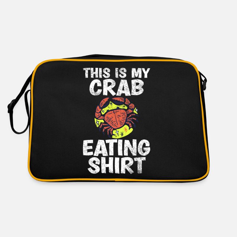 Dies Ist Mein Krabbenessentext Mit Roter Krabbe Retro Tasche