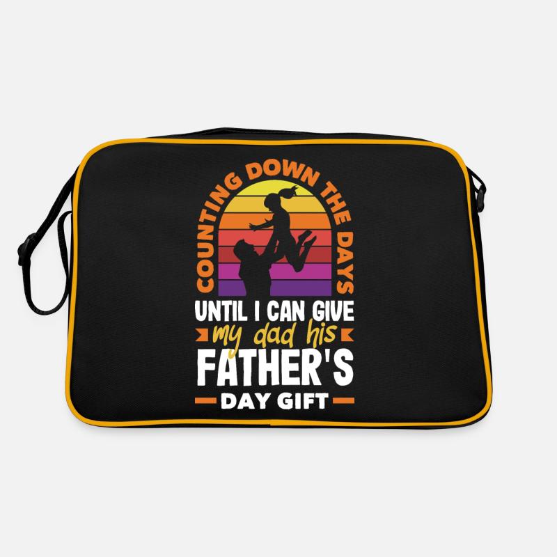 Counting Down the Days Father's Day Retro Tasche