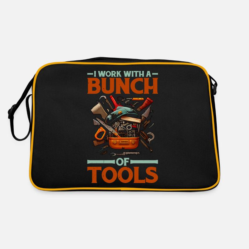 Je travaille avec un tas d’outils 24 Sac Retro