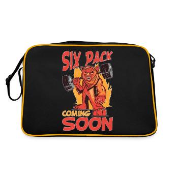 Six Pack Coming Soon 90 - Retro Bag - black/gold - Back