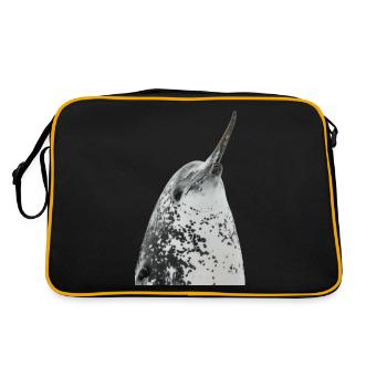 Narwhal - Retro Bag - black/gold - Back
