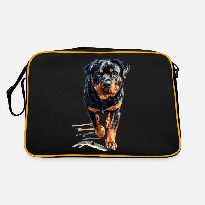 Rottweiler Retro Tasche