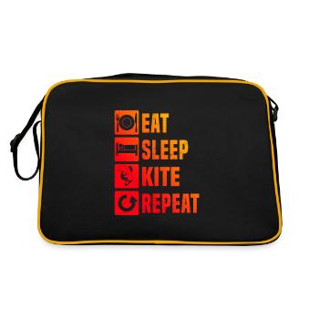 Cerf-volant homme Kitesurf femme Kitesurf - Sac Retro - noir/or - Dos