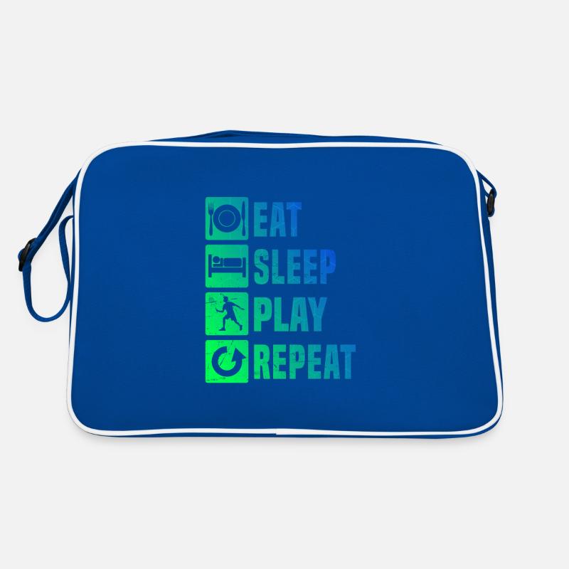 Joueur de badminton Badminton Squash Sac Retro