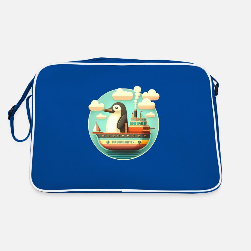 Pinguindampfer 1 Retro Tasche