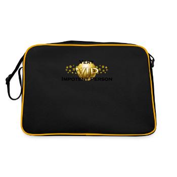 VIP Très Important Personne Impuissante Chemise Cappy Cap - Sac Retro - noir/or - Dos