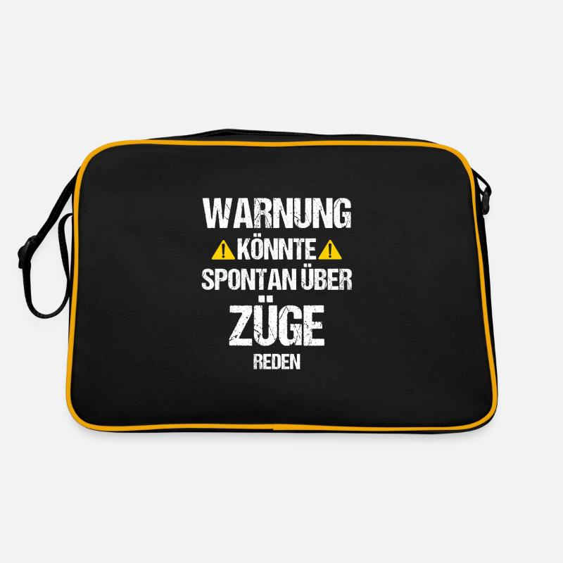 Modelleisenbahn Zugführer Eisenbahner Geschenk Retro Tasche