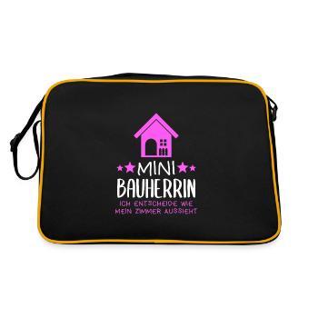 Maître d’ouvrage Chef d’ouvrage Fête de référence Cadeau drôle - Sac Retro - noir/or - Dos