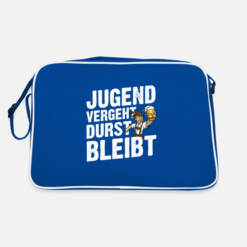 Jugend Vergeht Durst Bleibt Geschenk Retro Tasche