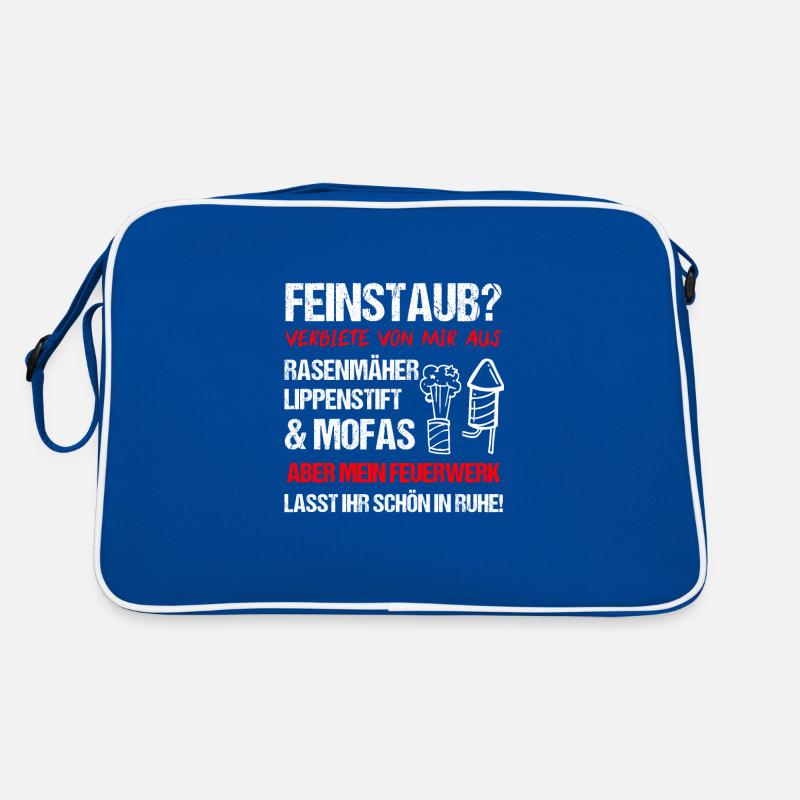 Pyro Feuerwerker Sprüche Geschenk Retro Tasche
