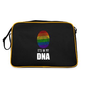 LGBT Gay Pride gay gay gift - Retro Bag - black/gold - Back