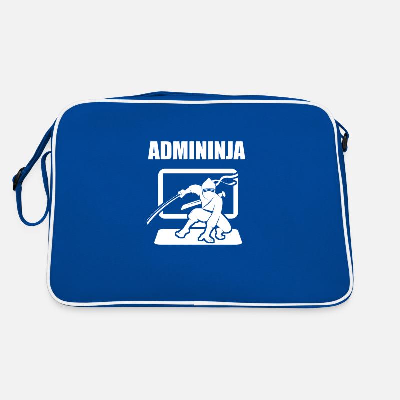 Admininja Admin Ninja Informatiker Lustig Geschenk Retro Tasche