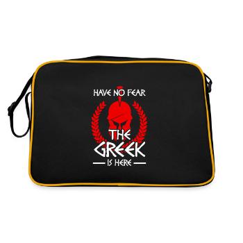 Guerrier Sparta Spartan Grèce cadeau - Sac Retro - noir/or - Dos