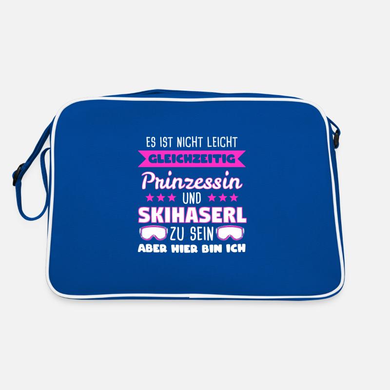 Skihaserl Skihase Apres Ski Skihasen Geschenk Retro Tasche