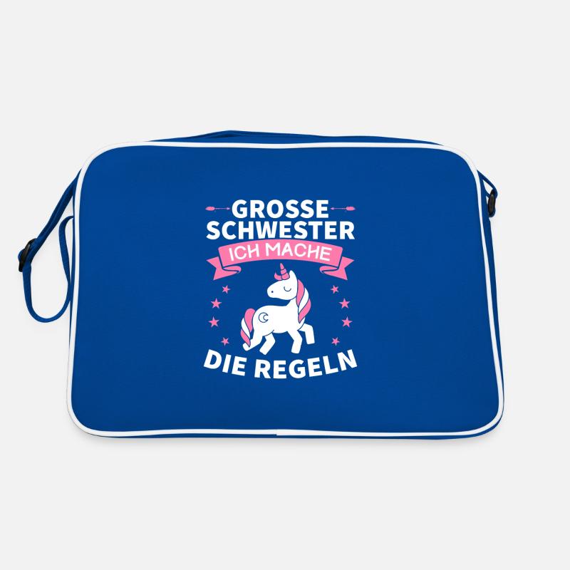 Große Schwester Ich mache Die Regeln Geschenk Retro Tasche