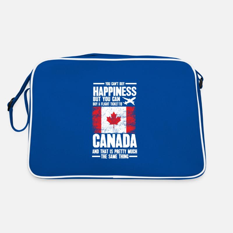 Canada Canadian flag holiday gift Retro Bag