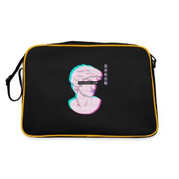 Vaporwave Esthétique esthétique Vaporwave - Sac Retro - noir/or - Dos