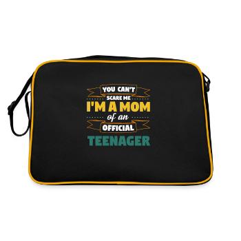 Teen Mom Teen Teen Mom Gift - Retro Bag - black/gold - Back
