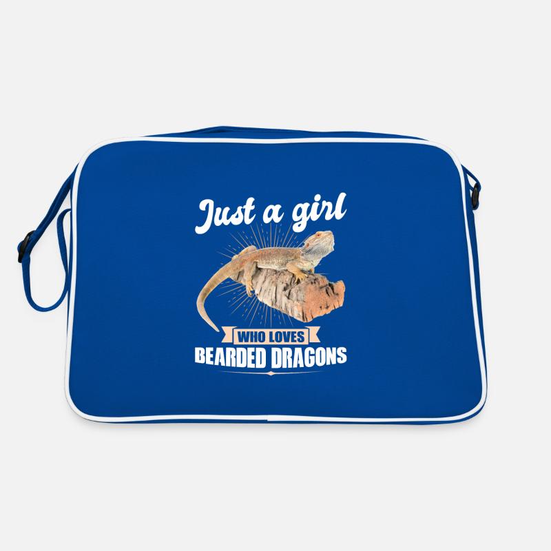 Bearded Dragon Bartagamen cadeau de compagnie Sac Retro