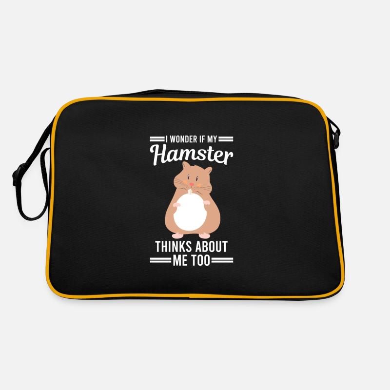 Hamster-Geschenk Retro Tasche