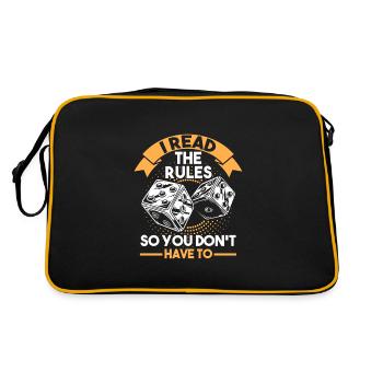 Jeu de société jeux de société jeux de société cadeau - Sac Retro - noir/or - Dos