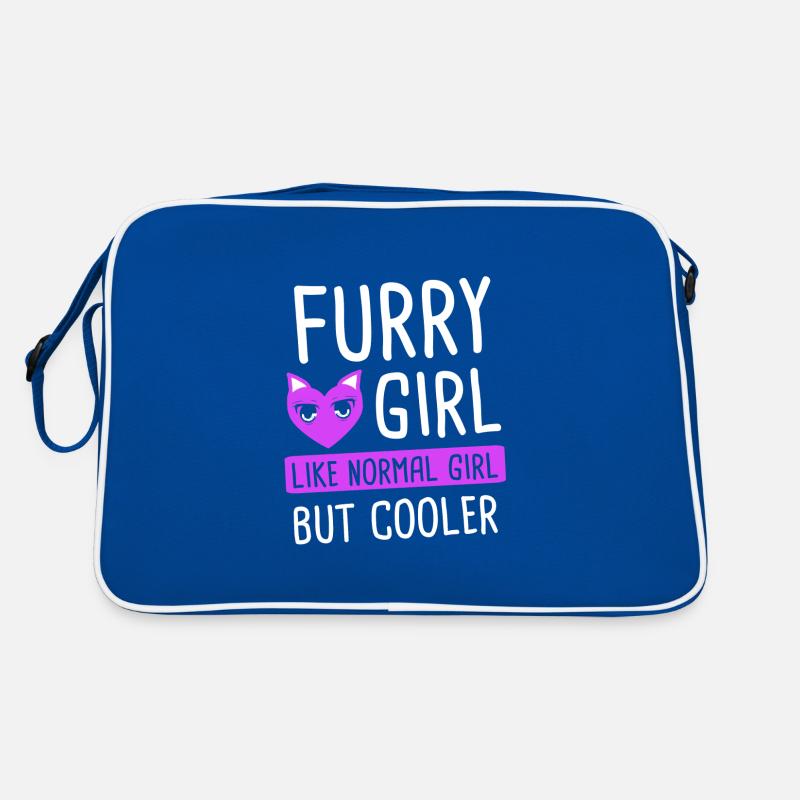 Furry Mädchen Anime Cosplay Mädchen Geschenk Retro Tasche