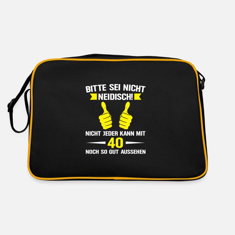 40. Geburtstag Mann 40 Jahre Frau Geschenk Retro Tasche