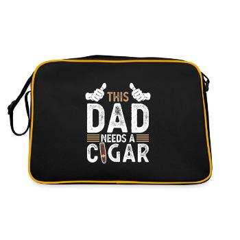 Cigar Papa Cigars Gift - Retro Bag - black/gold - Back