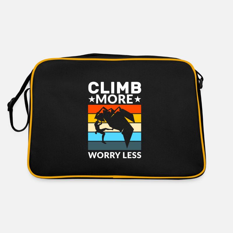 Climbing Climbing Geschenk Retro Tasche