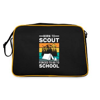 Scouting Scouts Gift - Retro Bag - black/gold - Back
