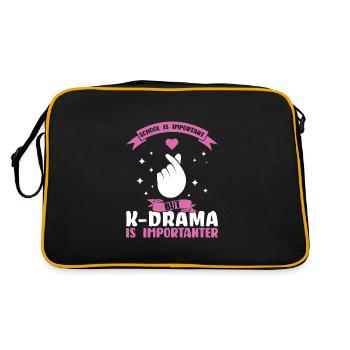 K-Drama K-Drama cadeau coréen - Sac Retro - noir/or - Dos