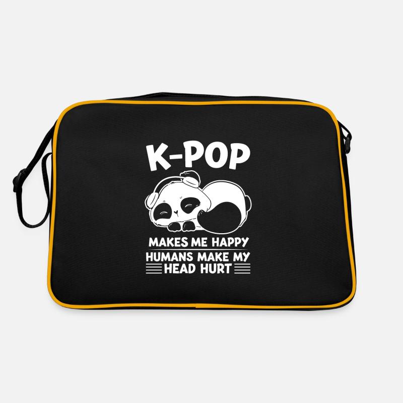 K-Pop Panda K-Pop-Panda cadeau Sac Retro