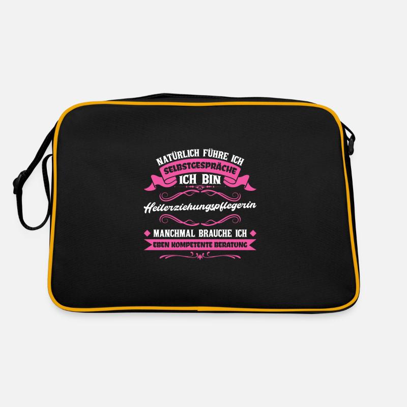 Heilerziehungspflegerin HEP Pflege Retro Tasche