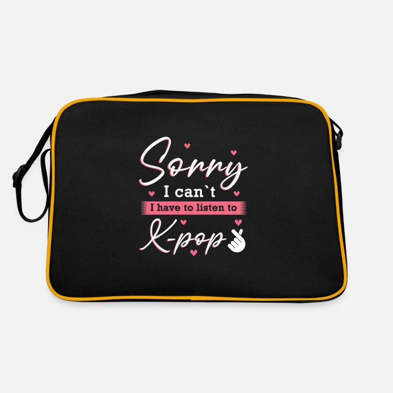 K-Pop K-Pop Gift - Retro Bag - black/gold