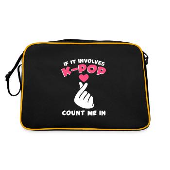 K-Pop K-Pop Gift - Retro Bag - black/gold - Back