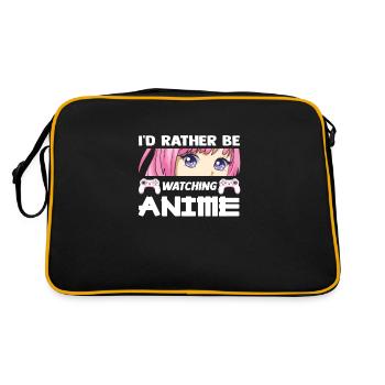 Anime cadeau anime - Sac Retro - noir/or - Dos