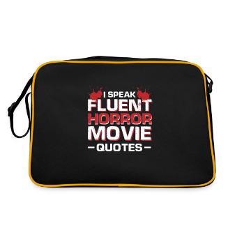Film d’horreur Film d’horreur Cadeau - Sac Retro - noir/or - Dos