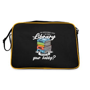 Bibliothèque bibliothèque cadeau - Sac Retro - noir/or - Dos