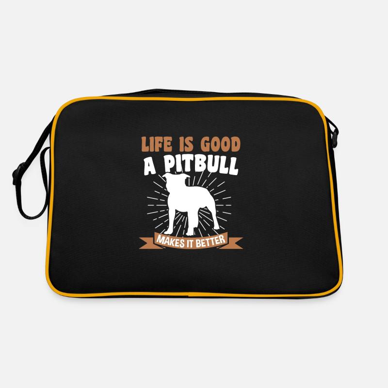 Pitbull Pitbull Cadeau Sac Retro