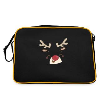Noël Rentier Bonnet de Noël Cadeau - Sac Retro - noir/or - Dos